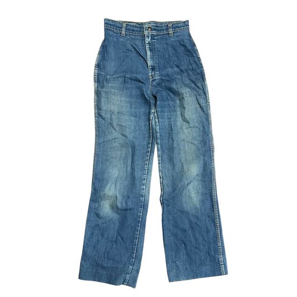 Levi's Denim - Vintage Levi's Highest Waisted Snap Button Jeans 1980's mom jean hemmed ankle